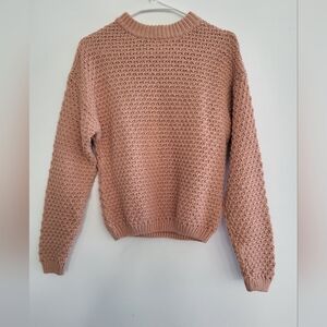 Rosy Pink Crochet Sweather [XS; Universal Thread]